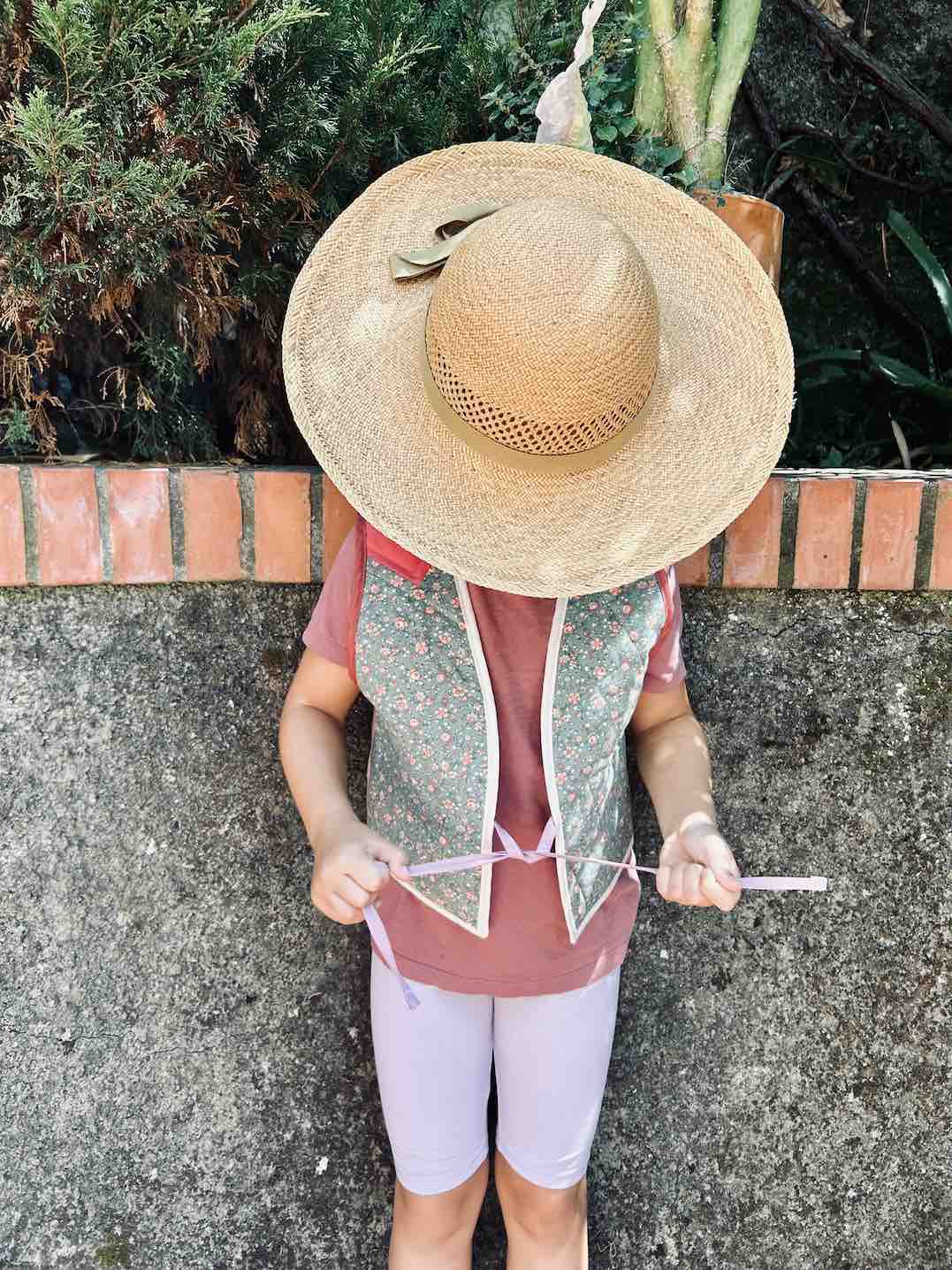 Quilt Weste - Blumen pink/rosa