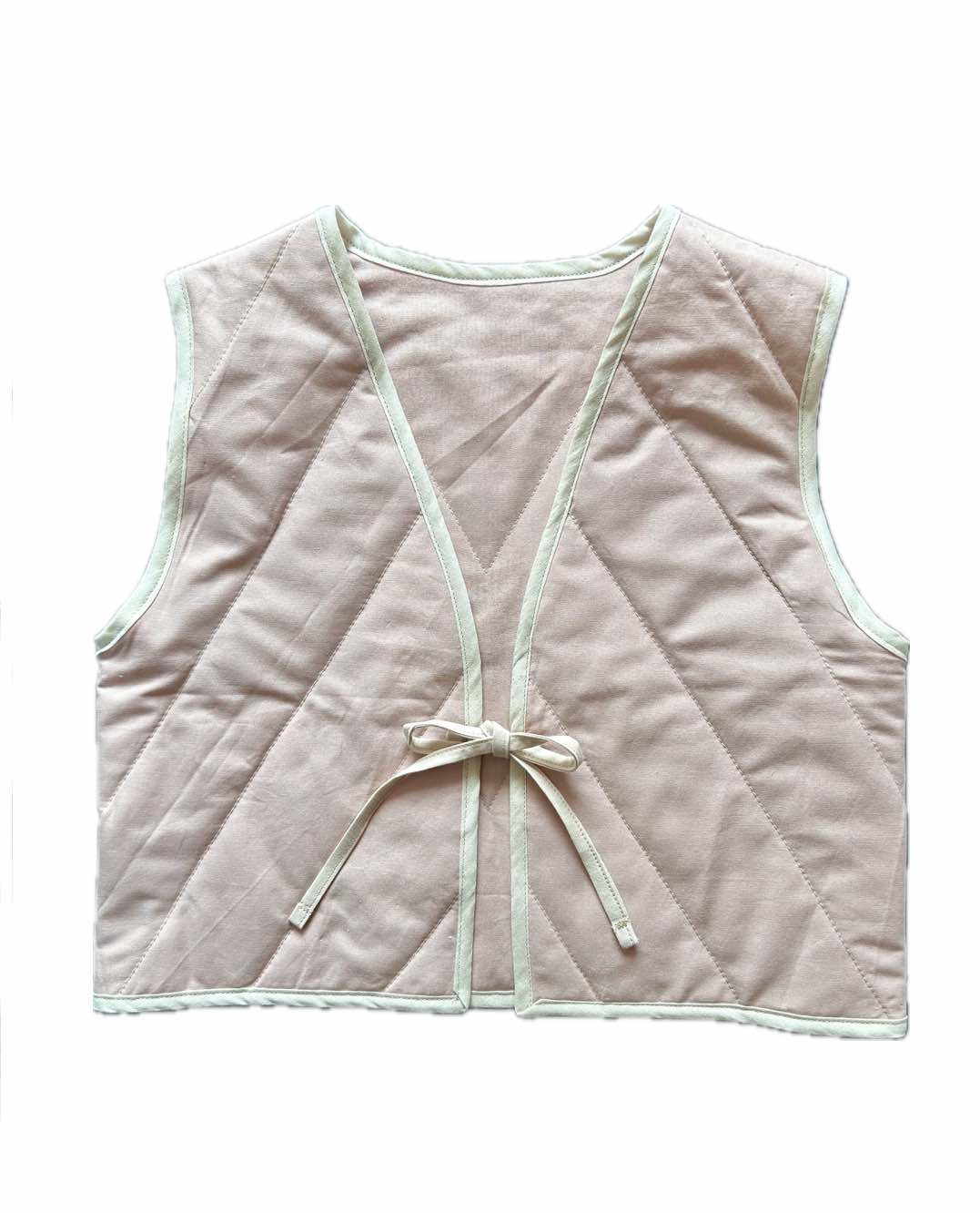 Quilt Weste - Rauten pink/rosa