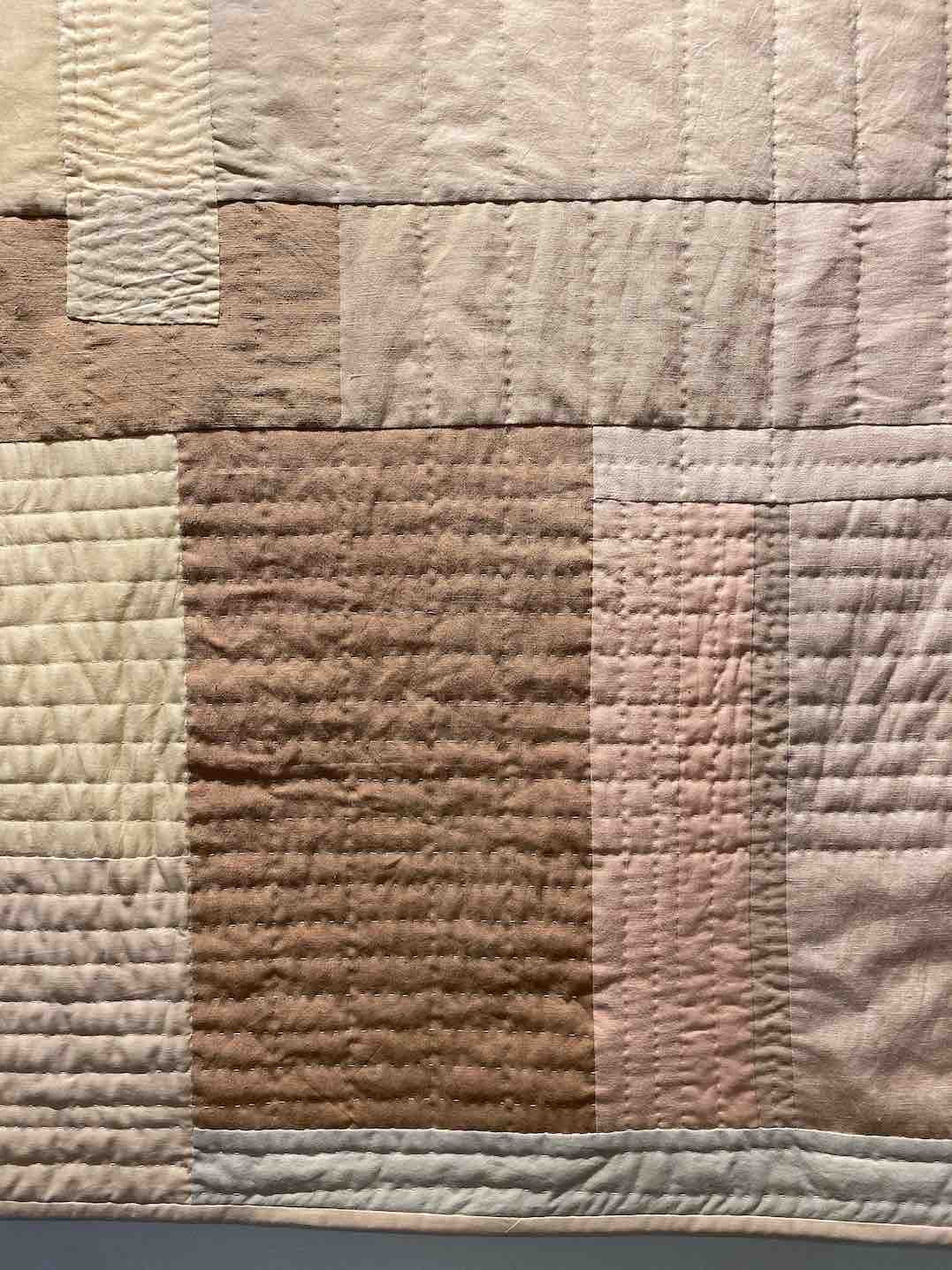 Wandquilt Pale rosé/braun/beige